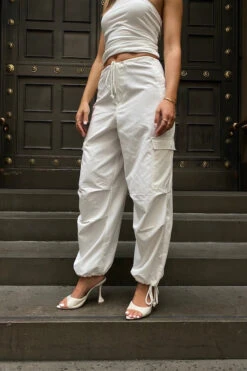 Cargo Link Pants White -Faithfull The Brand || Commando || Rebecca Vallance Shop IMG 1601