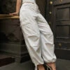 Cargo Link Pants White -Faithfull The Brand || Commando || Rebecca Vallance Shop IMG 1641