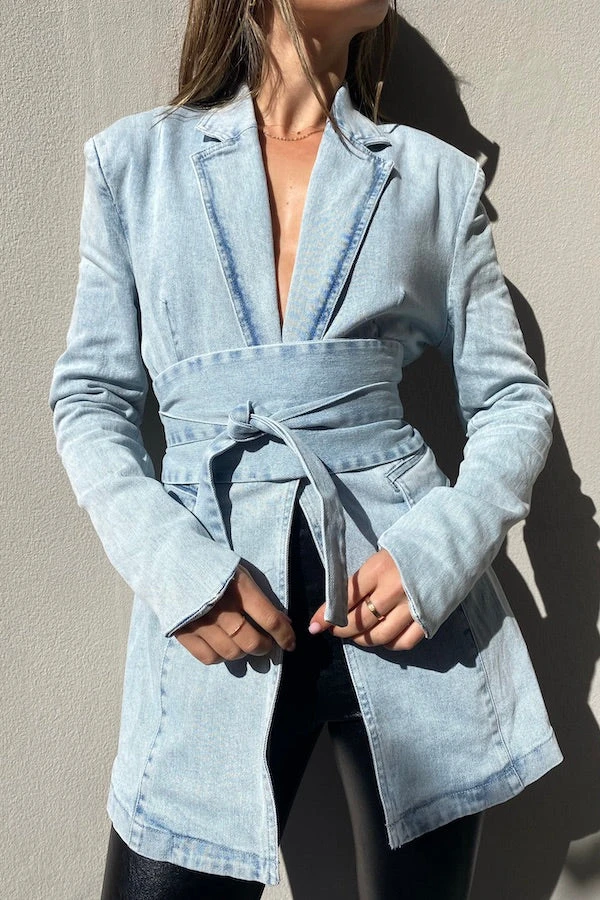 Ultimate Muse Denim Blazer 4 Ultimate Muse Denim Blazer - Image 2