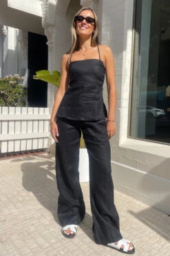 Faithfull The Brand Rossio Pants Black