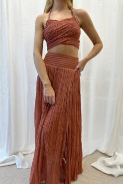 Penelope Top Terracotta/Gold 7 Penelope Top Terracotta/Gold -Faithfull The Brand || Commando || Rebecca Vallance Shop IMG 5713