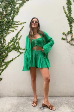 Ruched Tube Top Emerald -Faithfull The Brand || Commando || Rebecca Vallance Shop IMG 7929 Facetune 11 01 2023 12 37 40 2568b279 5509 4797 a645 05bbb9fe71c7