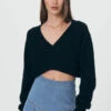 Kiara Knit Cropped Jumper Noir -Faithfull The Brand || Commando || Rebecca Vallance Shop Kiara Knit Crop Jumper Noir ROWIE ICON AW23 873 1600x1600copy