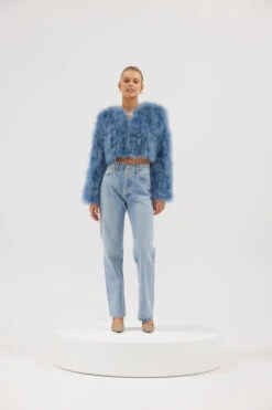 Manhattan Feather Jacket Denim