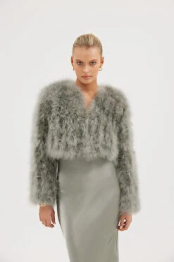 Manhattan Feather Jacket Sage