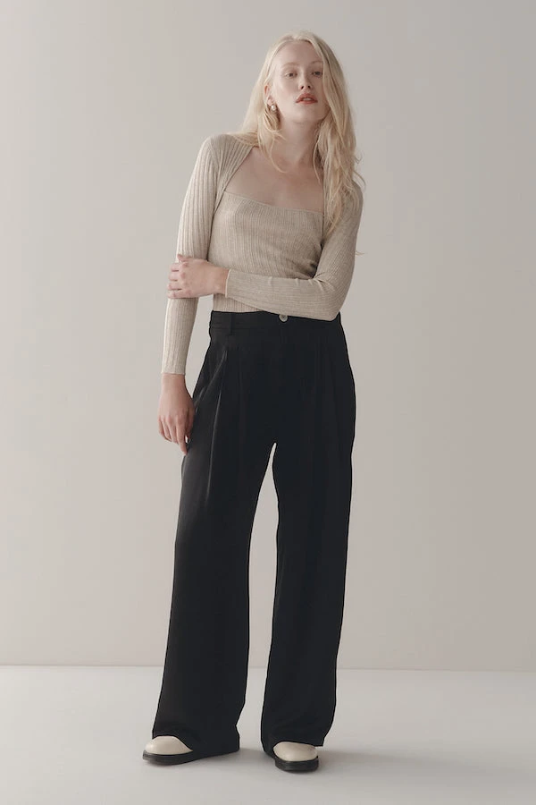 Willow Pant Silk Black 3 Willow Pant Silk Black