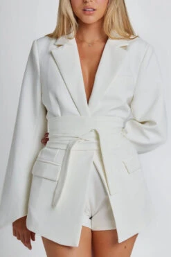 Ultimate Muse Blazer With Additional Belts White -Faithfull The Brand || Commando || Rebecca Vallance Shop OddMuseLDN12420 1800x1800 9efd603b 058b 4163 81d5 639f72804fb4