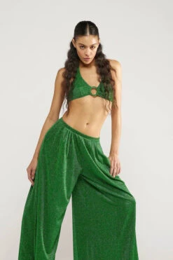 OSEREE Lumiere Wide Pants Emerald