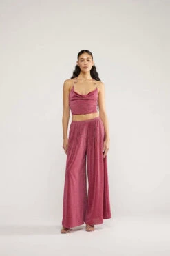 OSEREE Lumiere Wide Pants Raspberry