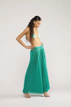 OSEREE Lumiere Wide Pants Aquamarine