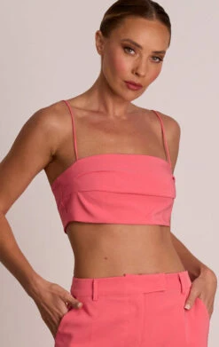 Ace Bodice Punch Pink -Faithfull The Brand || Commando || Rebecca Vallance Shop PT200365 PunchPink 4