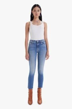 The Mid Rise Dazzler Ankle Fray Riding The Cliffside