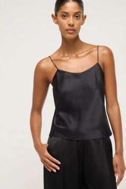 Bias Camisole Black