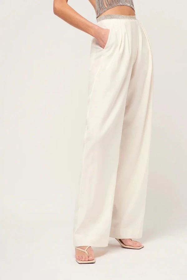 Crystaline Boy Pant White 3 Crystaline Boy Pant White