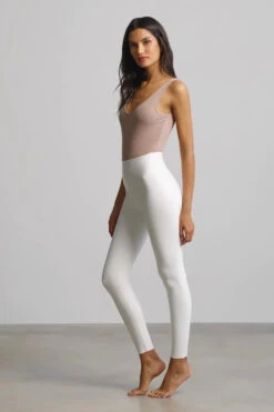 Commando Faux Leather Legging W/ Perfect Control White