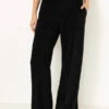Wide Leg Pants Black -Faithfull The Brand || Commando || Rebecca Vallance Shop SummiSummiAW23 3622
