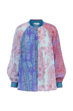 Wallpaper Swing Blouse Pastel Jewel 13 Wallpaper Swing Blouse Pastel Jewel -Faithfull The Brand || Commando || Rebecca Vallance Shop WALLPAPERSWINGBLOUSE PASTELJEWEL