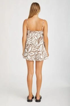 Cocoa Flower Linen Camisole -Faithfull The Brand || Commando || Rebecca Vallance Shop ZZ4038 2