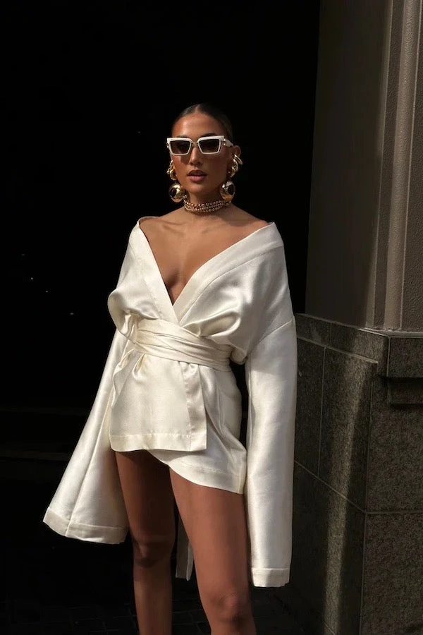 Rio Robe Short Ivory 5 Rio Robe Short Ivory - Image 3