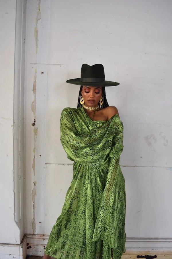 Tulum Robe Green Snake 4 Tulum Robe Green Snake - Image 2