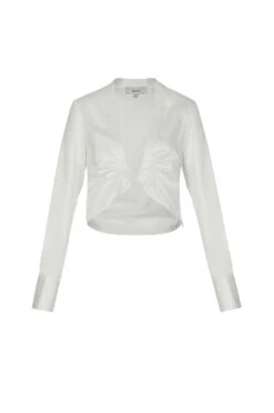 Avery Long Sleeve Top White